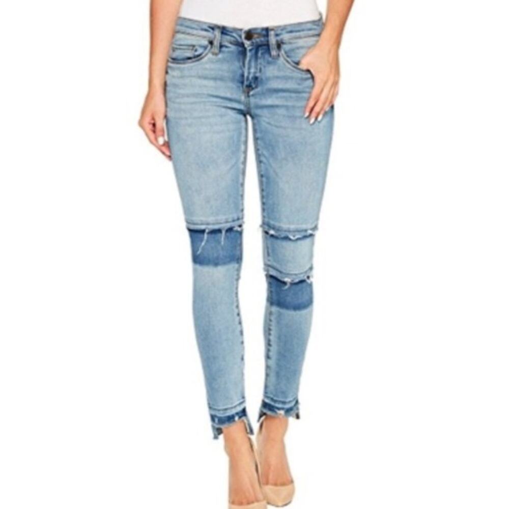 BlankNYC Skinny Classique Crop Patchwork F…